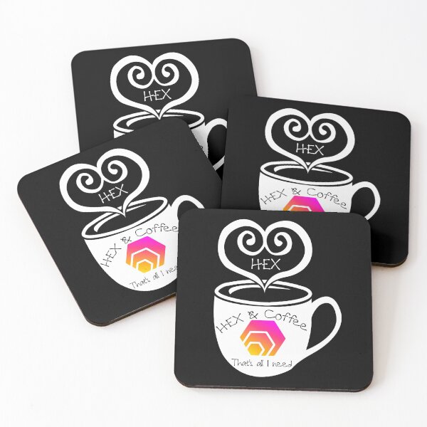 Item preview, HEX and Coffee That's All I Need  designed and sold by Bitcoin-Fashion.