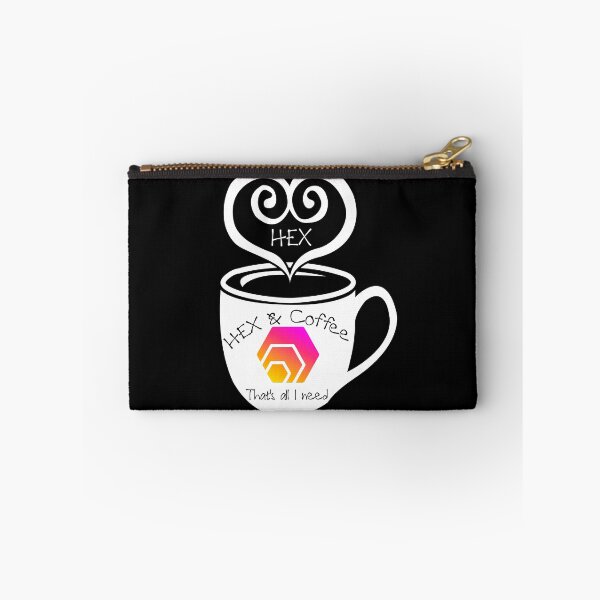 Item preview, HEX and Coffee That's All I Need  designed and sold by Bitcoin-Fashion.