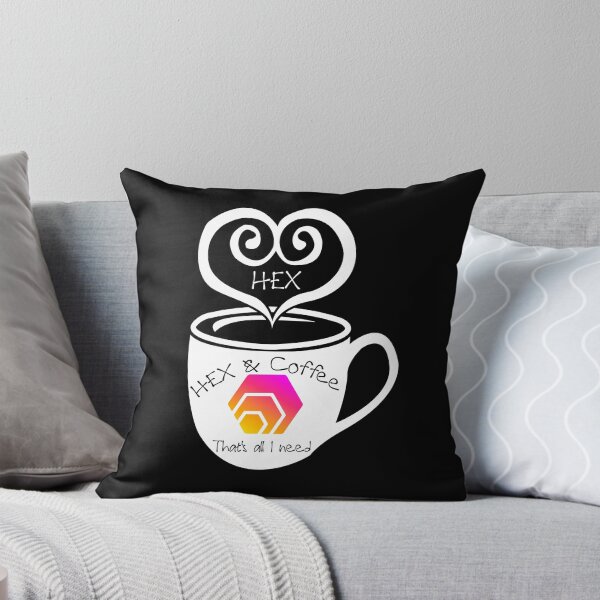 Item preview, HEX and Coffee That's All I Need  designed and sold by Bitcoin-Fashion.