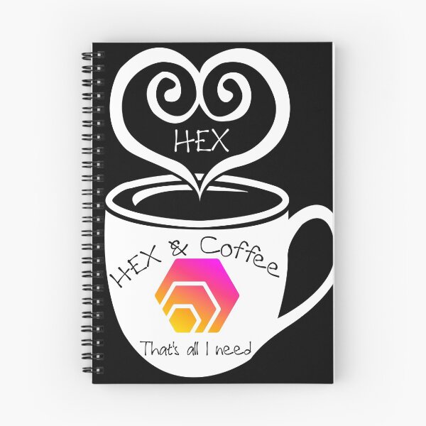 Item preview, HEX and Coffee That's All I Need  designed and sold by Bitcoin-Fashion.