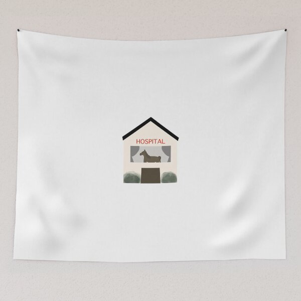 Item preview, horse in a hospital designed and sold by Hannah Erwin.
