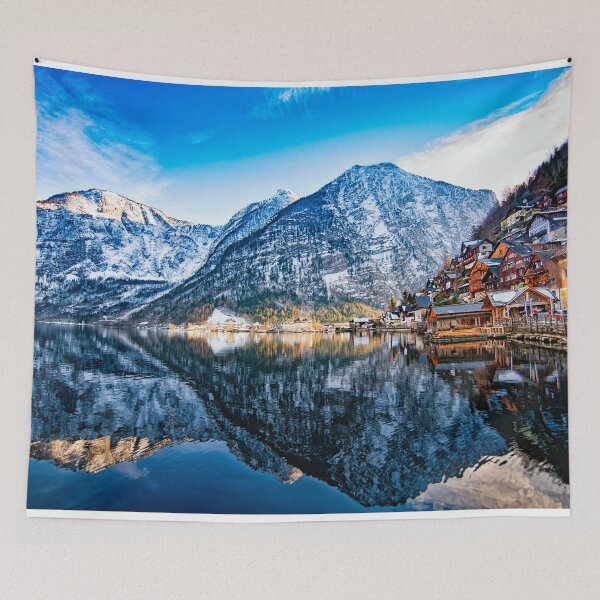 Artikelvorschau, Wintergebirgslandschaft entworfen und verkauft von JTS STORE.