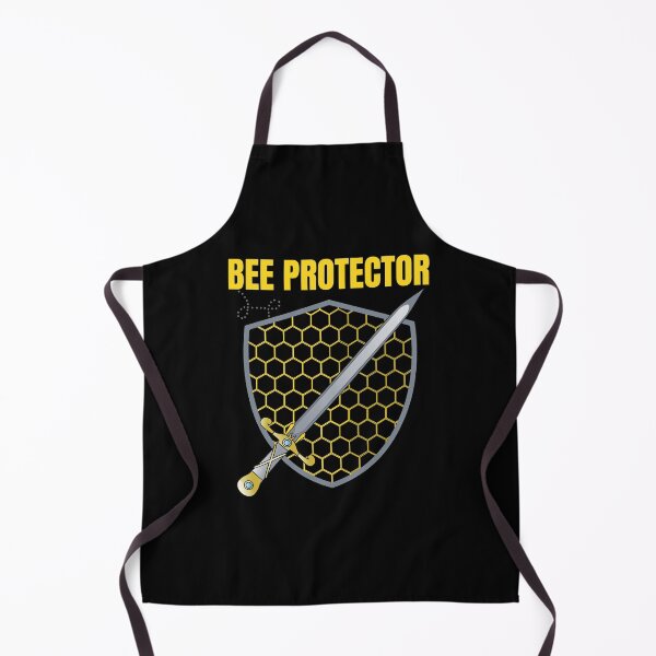 Item preview, Bee Protector - shield and sword design with honeycomb structure designed and sold by DrawingBoard.