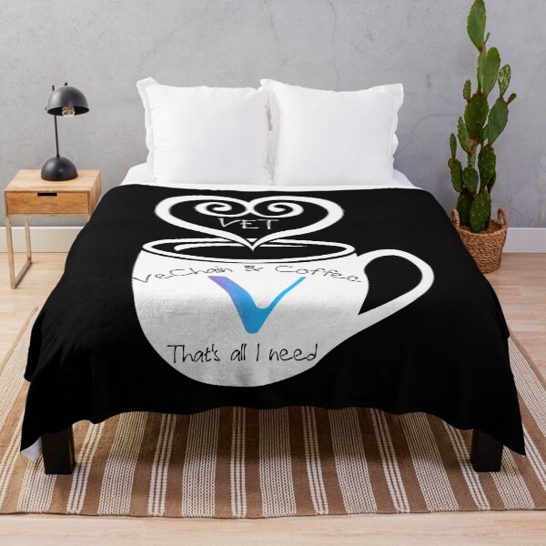 Item preview, VeChain VET and Coffee That's All I Need  designed and sold by Bitcoin-Fashion.