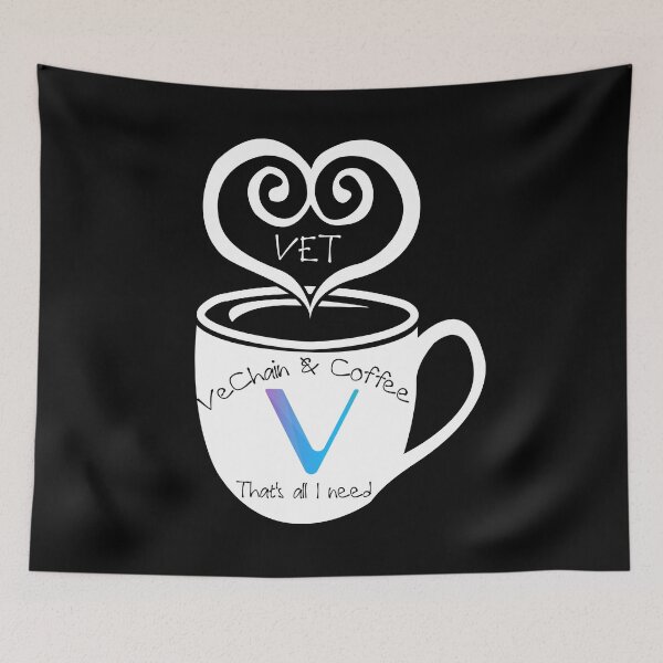 Item preview, VeChain VET and Coffee That's All I Need  designed and sold by Bitcoin-Fashion.