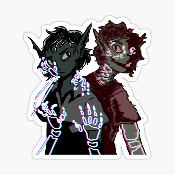 mirrored Sticker