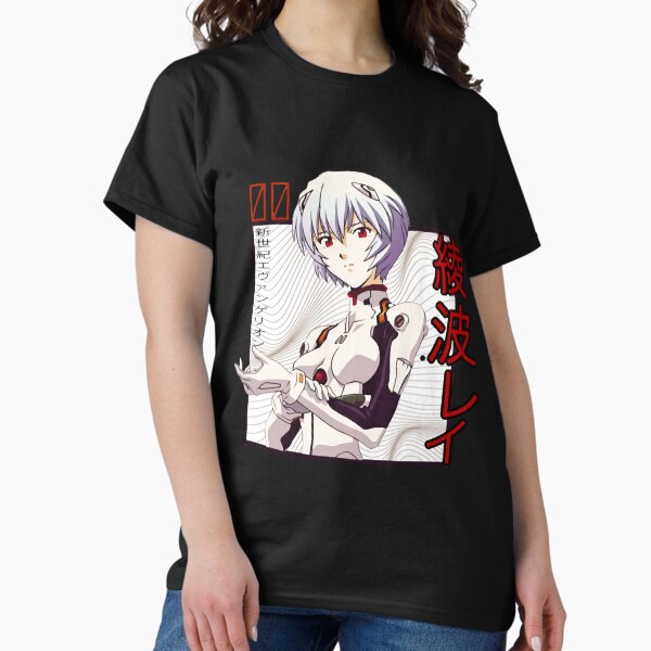 Vintage Anime Tシャツ Y2K Rei Ayanami Shiji Evangelion Vintage Shirt - Rei Ayanami Shirt | Animeclo