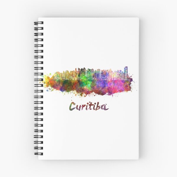 Item preview, Curitiba skyline in watercolor designed and sold by paulrommer.