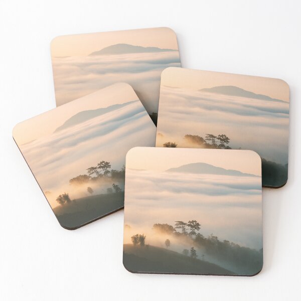 Item preview, Landscape Mountain View Point with Fog in Thailand designed and sold by JTS STORE.