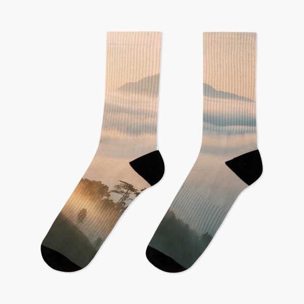 Item preview, Landscape Mountain View Point with Fog in Thailand designed and sold by JTS STORE.