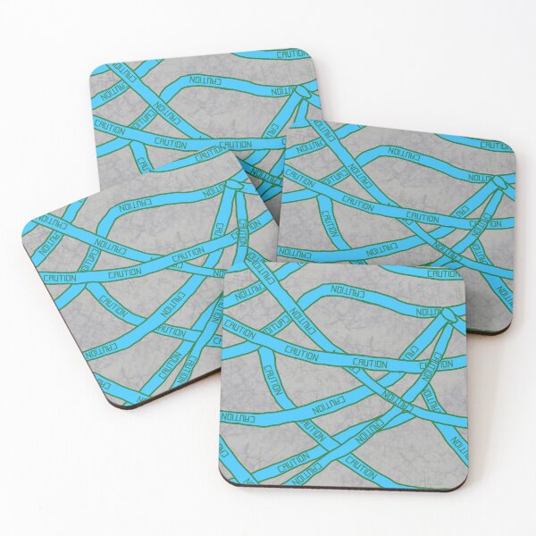 Item preview, Caution Tape Tangles designed and sold by LochNestFarm.