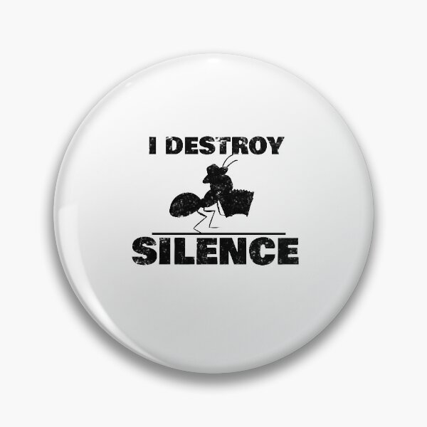 Item preview, i destroy silence -i destroy silence accordion,funny accordion & Ant  lovers designed and sold by 0umStore.