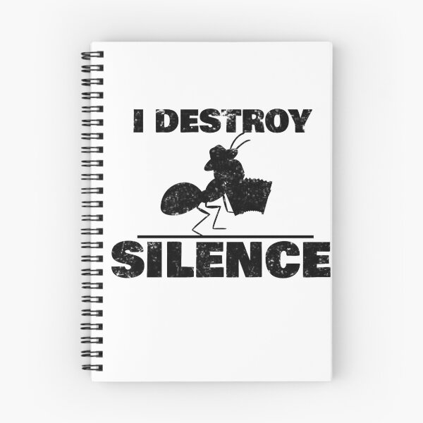 Item preview, i destroy silence -i destroy silence accordion,funny accordion & Ant  lovers designed and sold by 0umStore.