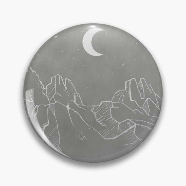Item preview, Canyon Circle Moonlight - Grey designed and sold by WildeJungle.