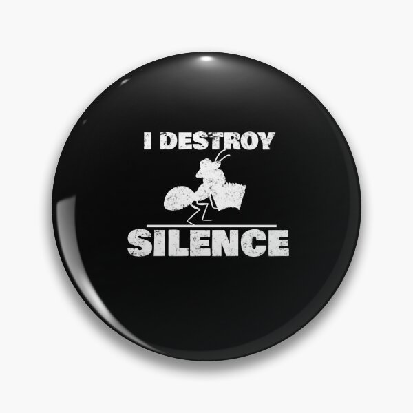 Item preview, i destroy silence -  i destroy silence accordion,funny accordion & Ant  lovers designed and sold by 0umStore.