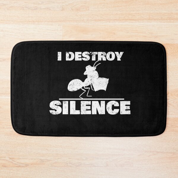 Item preview, i destroy silence -  i destroy silence accordion,funny accordion & Ant  lovers designed and sold by 0umStore.