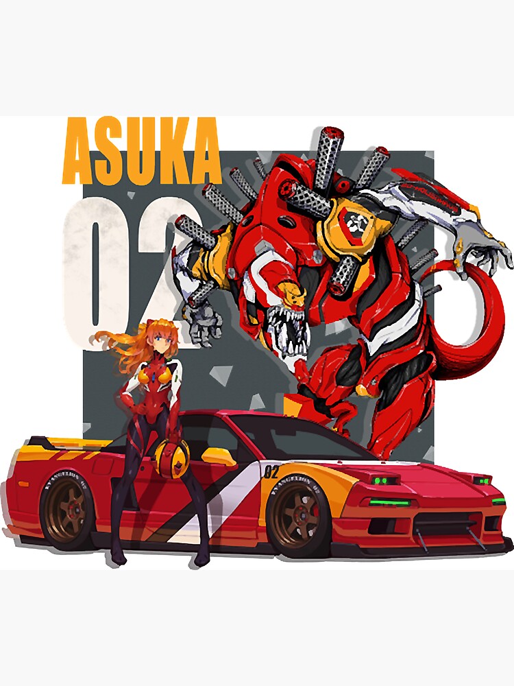 EVA Asuka NSX Neon Genesis EVAngelion Unit 02 Anime