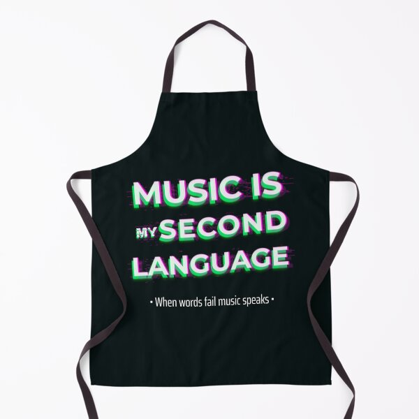 Item preview, Music Is My Second Language | When Words Fail Music Speaks designed and sold by AladdinMktgs.
