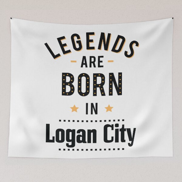 Item preview, Legends Are Born In Logan City designed and sold by ProjectX23.