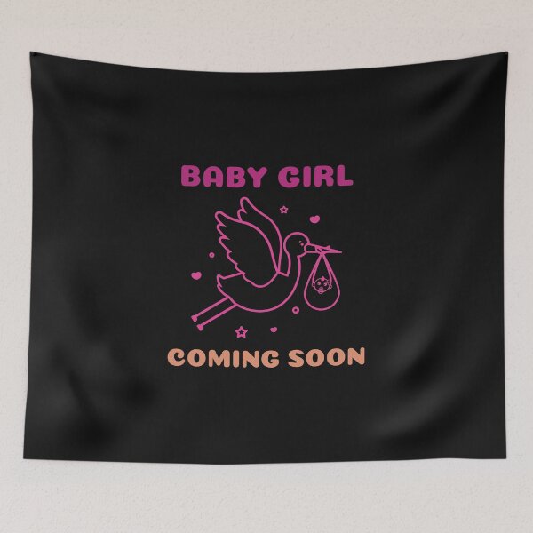 Item preview, Baby girl coming soon designed and sold by TitanRN.