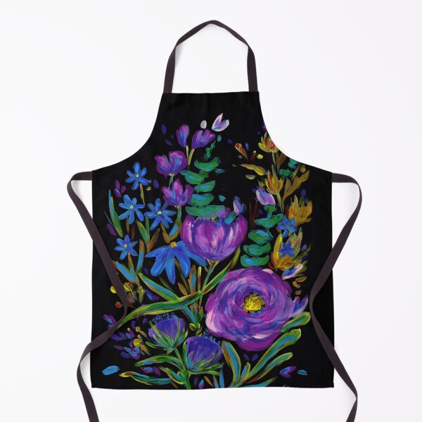 Item preview, Purple & blue fowers designed and sold by SelinaFloca.