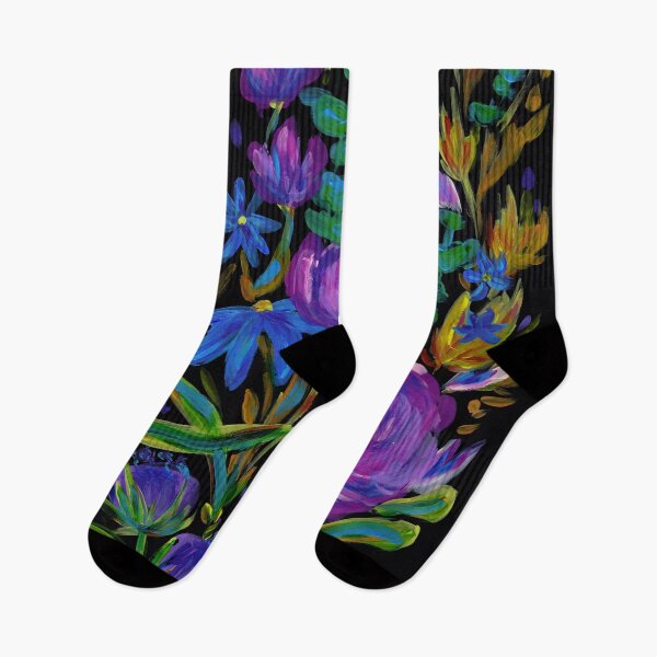 Item preview, Purple & blue fowers designed and sold by SelinaFloca.