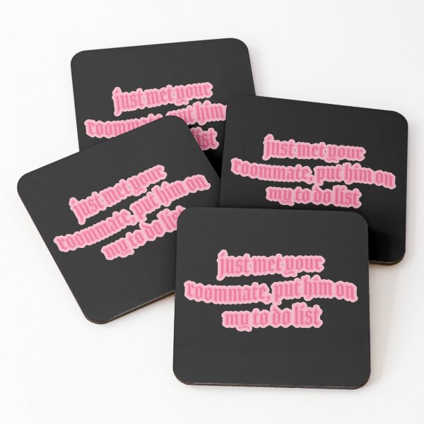 Item preview, just met your roommate  designed and sold by Natasha Fox.
