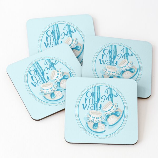 Artikelvorschau, „On My Way – 4 Monate“ Blau (inkl. Umstands- und Babykleidung) entworfen und verkauft von PawsitiveMum.