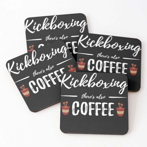 Item preview, Coffee Drinker Kickboxing Funny Kick boxer Gift Idea designed and sold by Mastainich09.