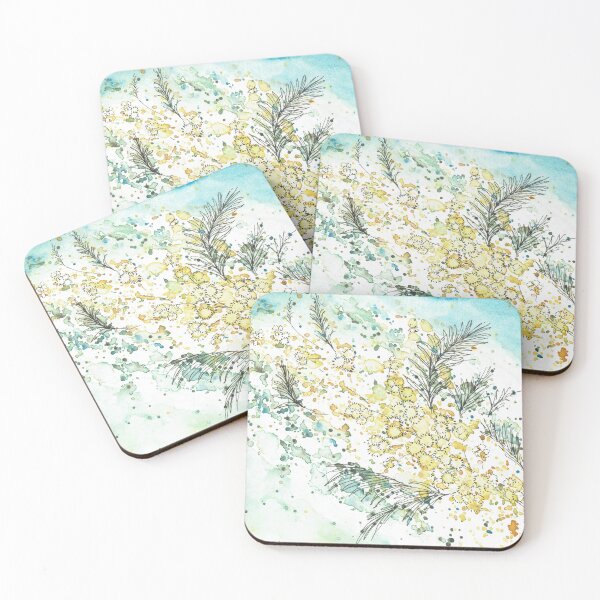 Item preview, Wattle Flowers designed and sold by bycatdesign.