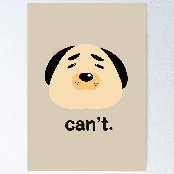 Item preview, Sad Dog designed and sold by origamibiru.