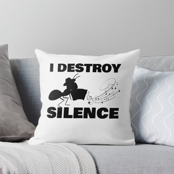 Item preview, i destroy silence -  i destroy silence accordion,funny accordion & Ant  lovers designed and sold by 0umStore.