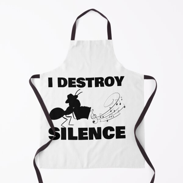 Item preview, i destroy silence - i destroy silence accordion,funny accordion & Ant lovers designed and sold by 0umStore.