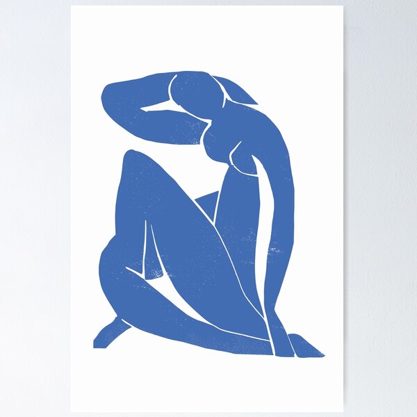 Item preview, Matisse print, Matisse Blue nude, Nude abstract art, Modern wall art, Modern abstract art, Matisse poster, Matisse cut out designed and sold by Papergrphc.