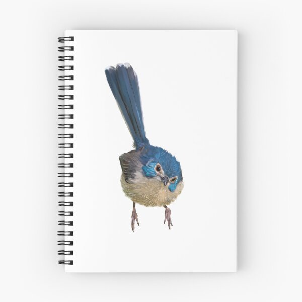 Item preview, Female Lovely Fairy Wren Bird Art designed and sold by Jennifer Ackerman.