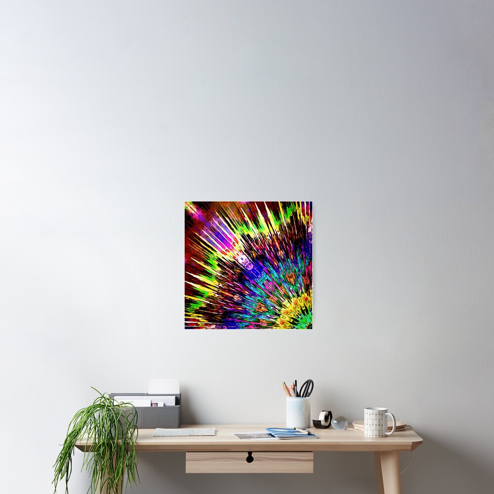 Abstract Array of Color Poster