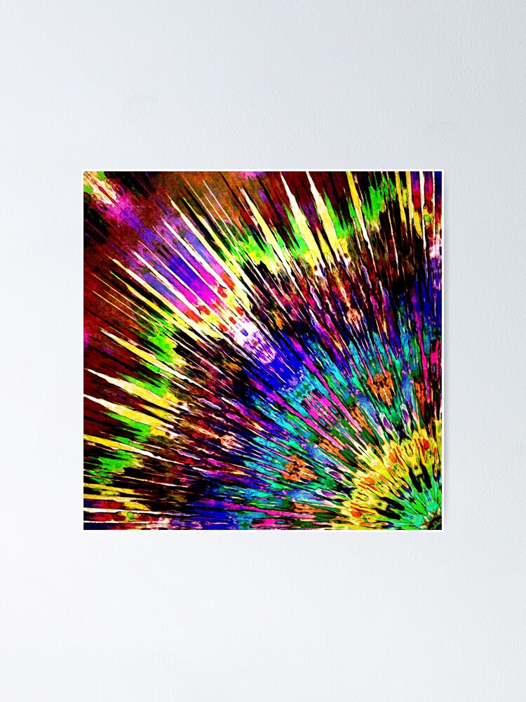Alternate view of Abstract Array of Color Poster