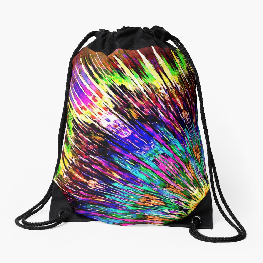 Abstract Array of Color Drawstring Bag