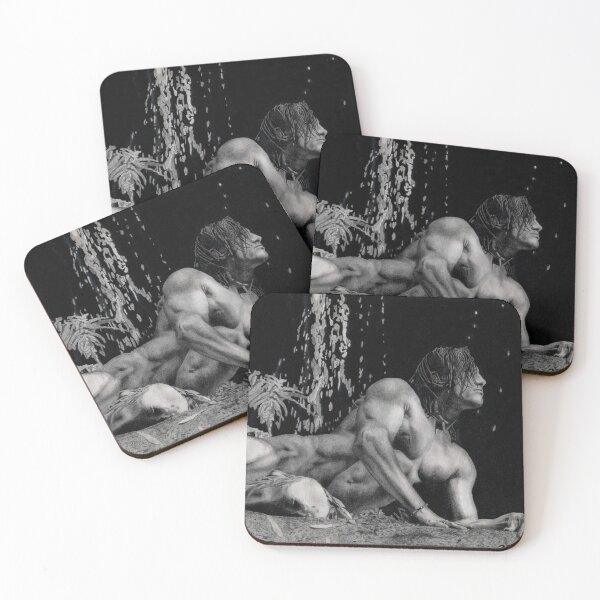 Item preview, Black and White Pencil Drawing Male in Nature designed and sold by IV Designs.