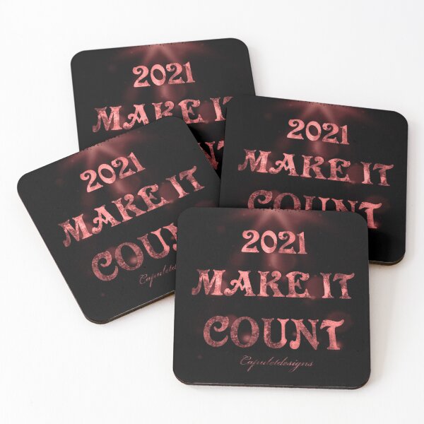 Item preview, Make It Count (Pink Lettering) designed and sold by Capuletdesigns.