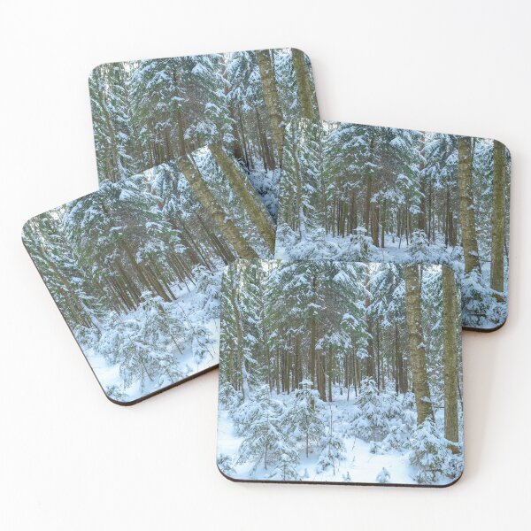 Item preview, Snowing covered spruce trees designed and sold by yarvin13.