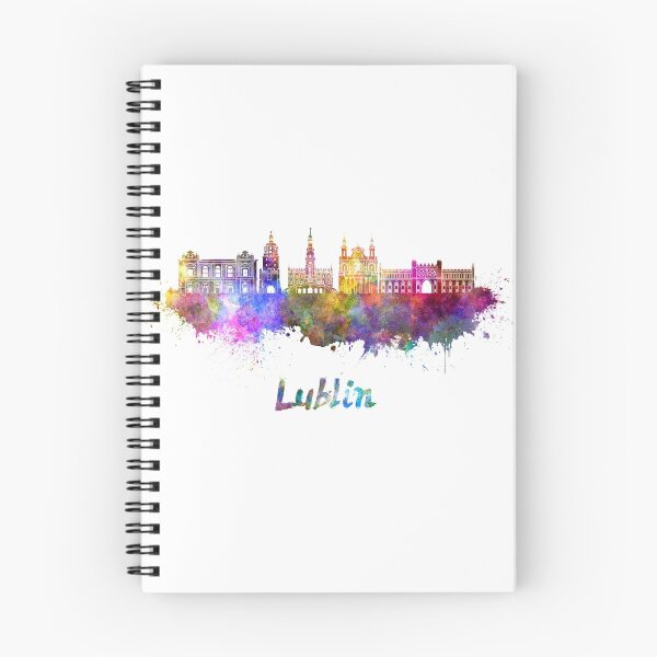 Item preview, Lublin skyline in watercolor designed and sold by paulrommer.