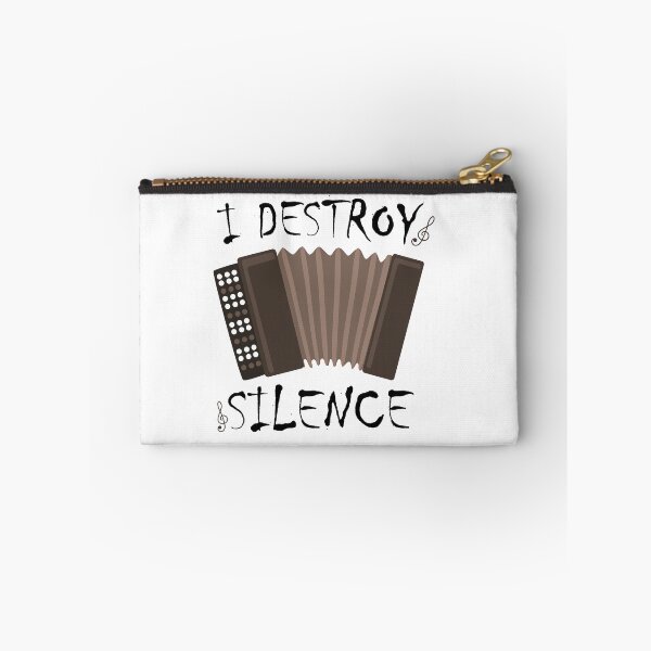 Item preview, i destroy silence -  i destroy silence accordion,funny accordion & Ant  lovers designed and sold by 0umStore.