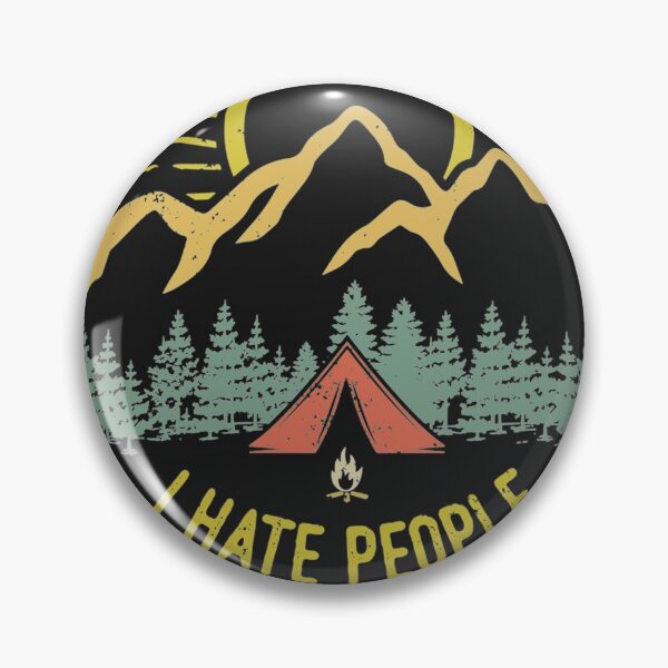 Item preview, Camping I Hate People Funny Camp Lovers Retro designed and sold by Mastainich09.