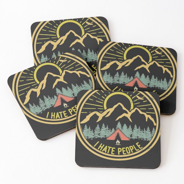 Item preview, Camping I Hate People Funny Camp Lovers Retro designed and sold by Mastainich09.