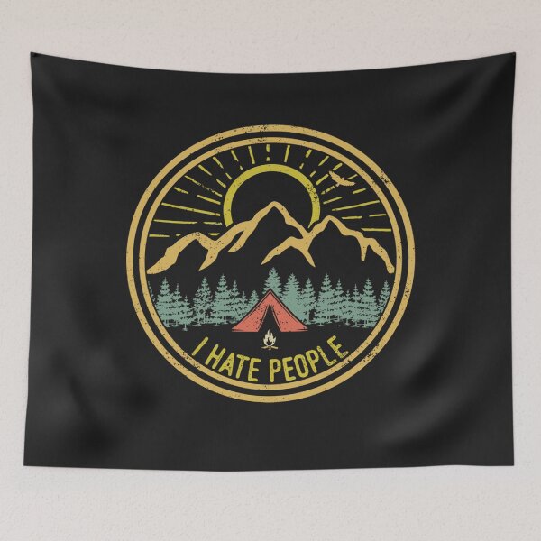 Item preview, Camping I Hate People Funny Camp Lovers Retro designed and sold by Mastainich09.