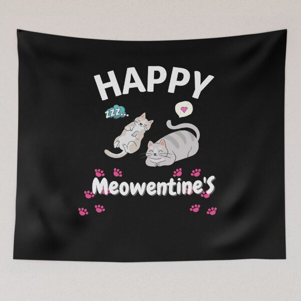 Item preview, Happy Meowentine day  designed and sold by DivineLiveShop.
