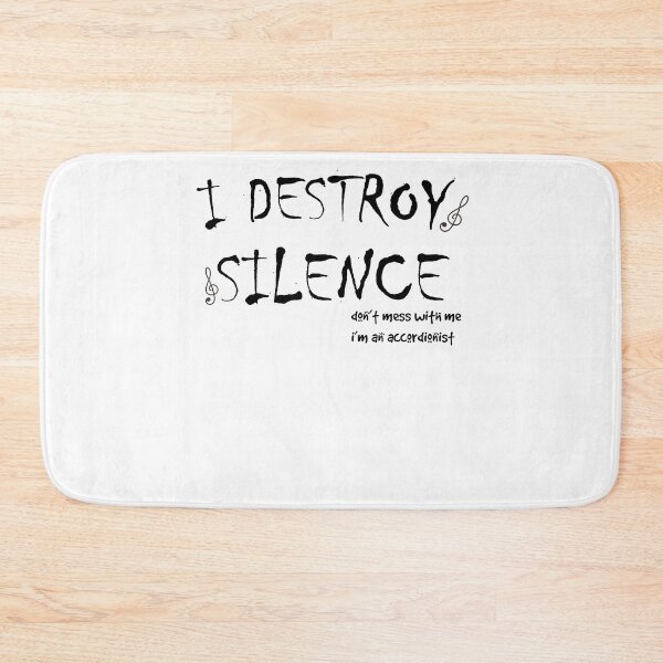 Item preview, i destroy silence -  i destroy silence accordion,funny accordion & Ant  lovers designed and sold by 0umStore.