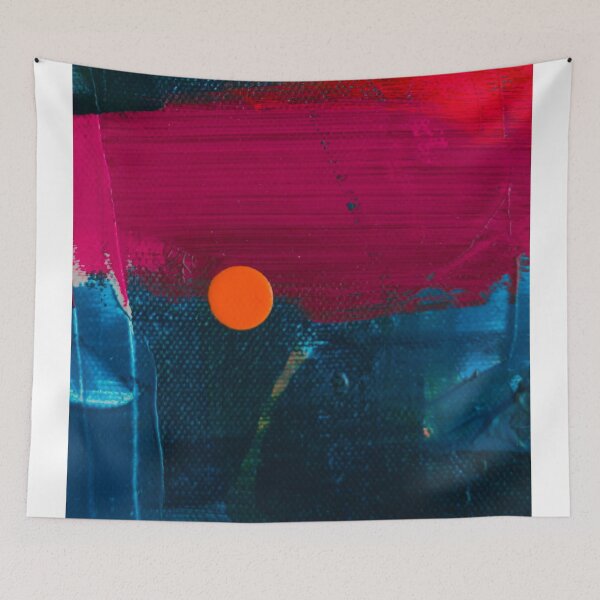 Item preview, The Orange Moon  Hand Painted Artwork designed and sold by Saraartwork.