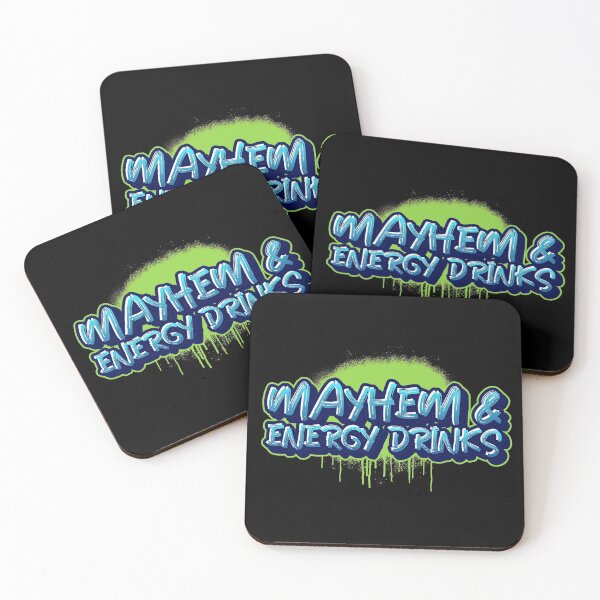 Item preview, Mayhem & Energy Drinks designed and sold by MikesPoD.